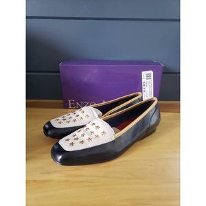 Nautical Blue and White Loafers‎